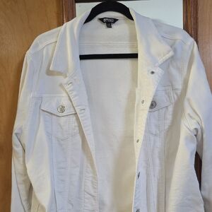 Buffalo David Bitton Cream Denim Jacket